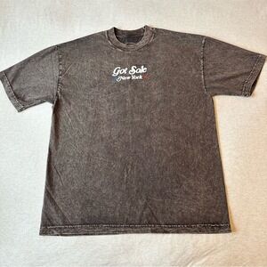 Distressed dark brown Got‎ Sole Tee